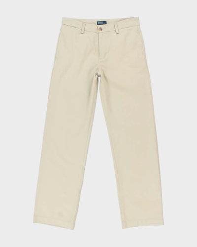Vintage Ralph Lauren Straight Leg Beige Chinos - W30 L29
