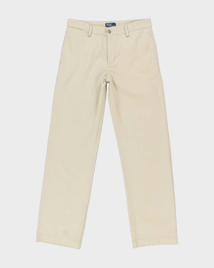 Vintage Ralph Lauren Straight Leg Beige Chinos - W30 L29