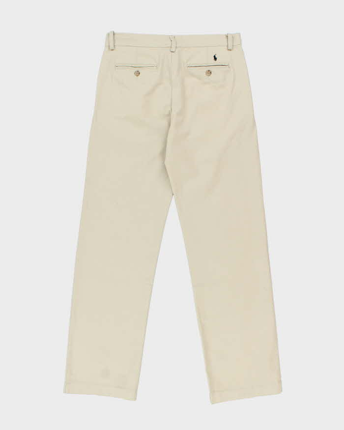 Vintage Ralph Lauren Straight Leg Beige Chinos - W30 L29