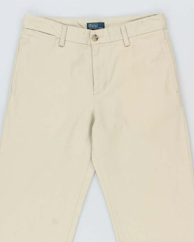 Vintage Ralph Lauren Straight Leg Beige Chinos - W30 L29