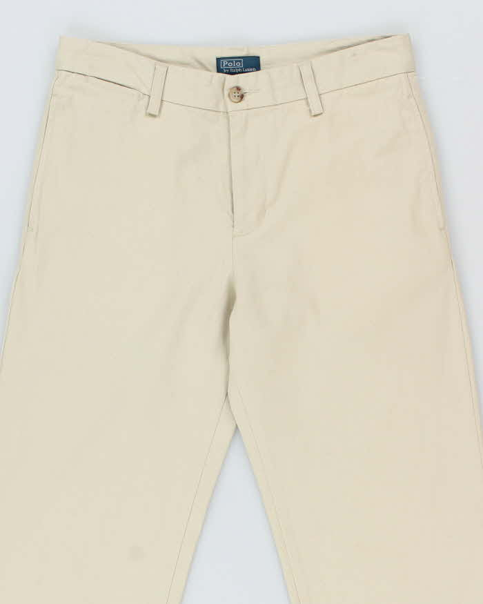Vintage Ralph Lauren Straight Leg Beige Chinos - W30 L29