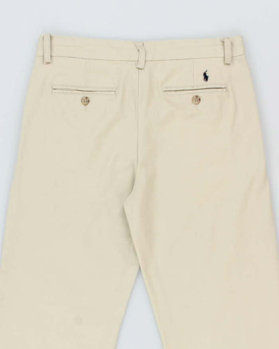 Vintage Ralph Lauren Straight Leg Beige Chinos - W30 L29