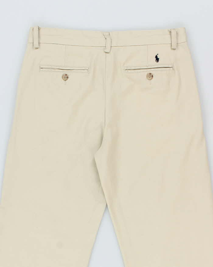 Vintage Ralph Lauren Straight Leg Beige Chinos - W30 L29