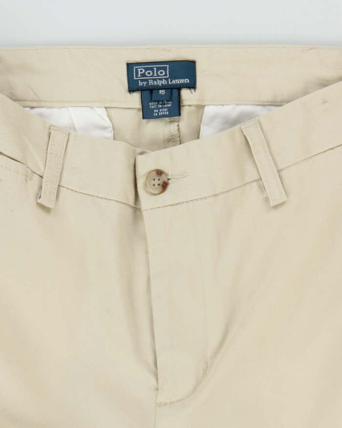 Vintage Ralph Lauren Straight Leg Beige Chinos - W30 L29