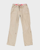 Bum Equipment Y2K Beige Cargo Trousers - M