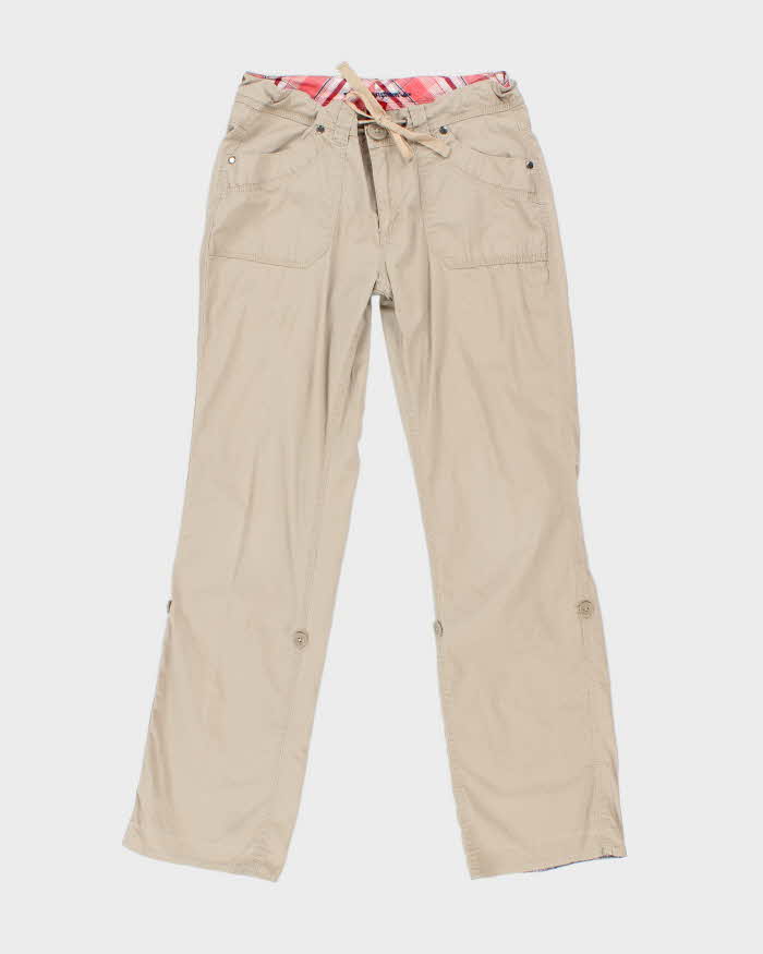Bum Equipment Y2K Beige Cargo Trousers - M