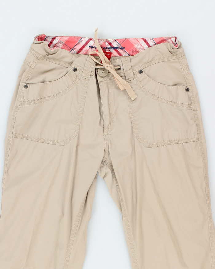 Bum Equipment Y2K Beige Cargo Trousers - M