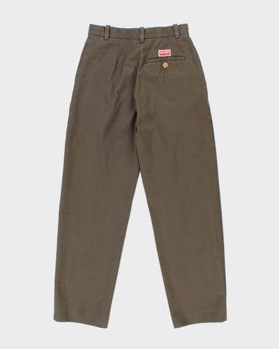 Kenzo Cool Brown High Waisted Trousers - XS