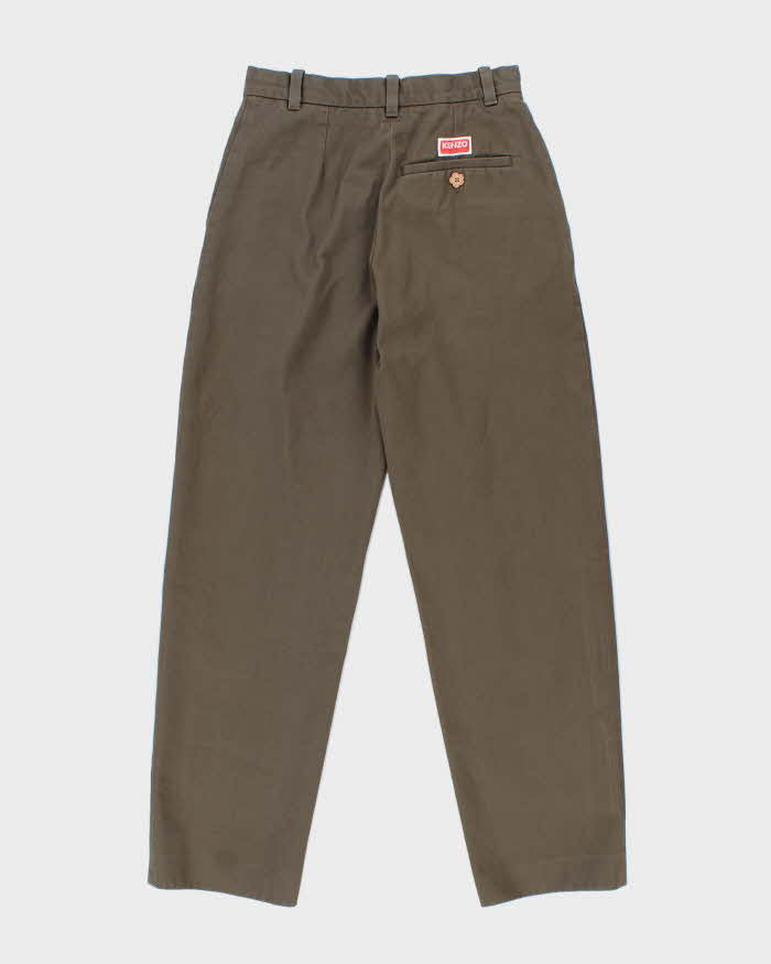 Kenzo Cool Brown High Waisted Trousers - XS