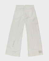 Y2k 00s Roxy Deadstock White Pinstripe Trousers - W28 L33