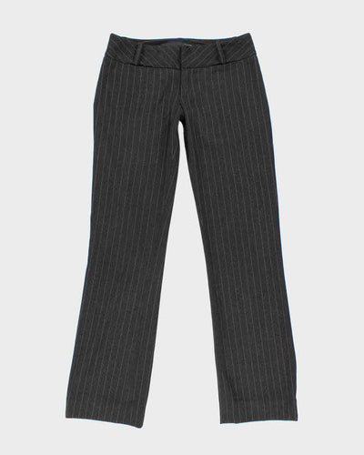 Y2k 00s Guess Black Pinstripe Tailored Trousers - W30 L31