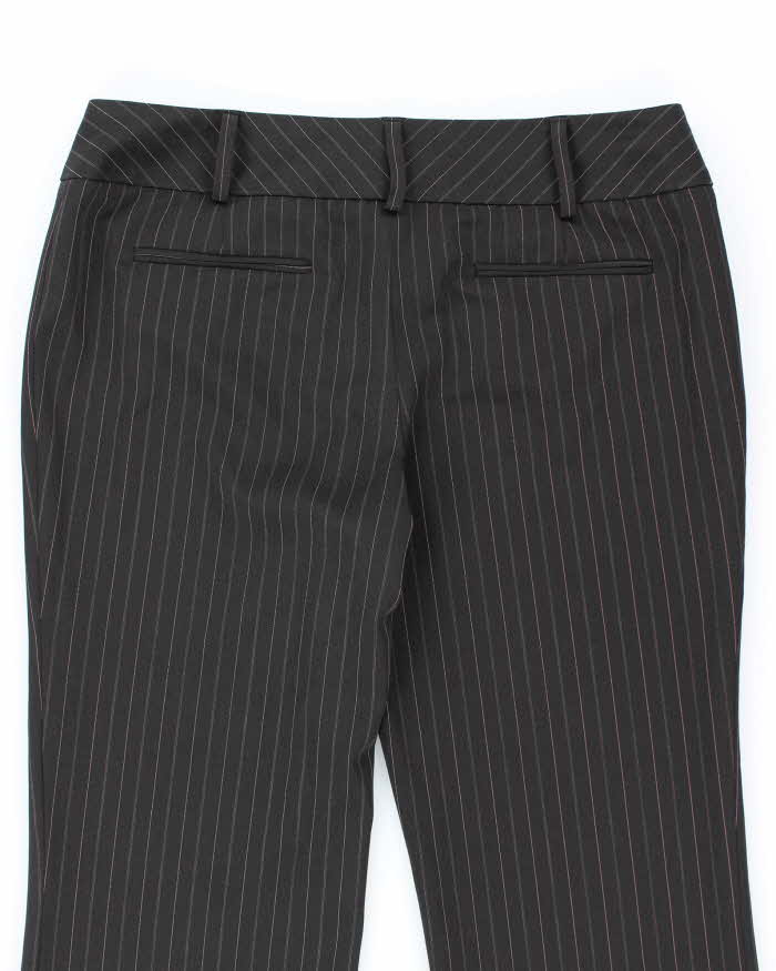 Y2k 00s Suzy Shier Black Pinstripe Tailored Trousers - W32 L33