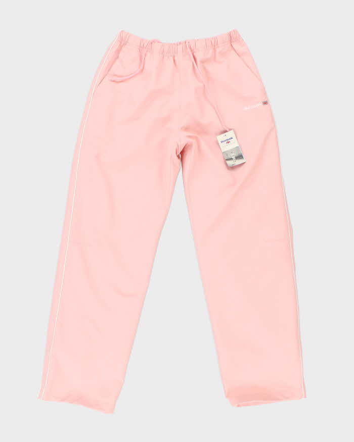 Reebok Deadstock Pink Tracksuit Bottoms - S