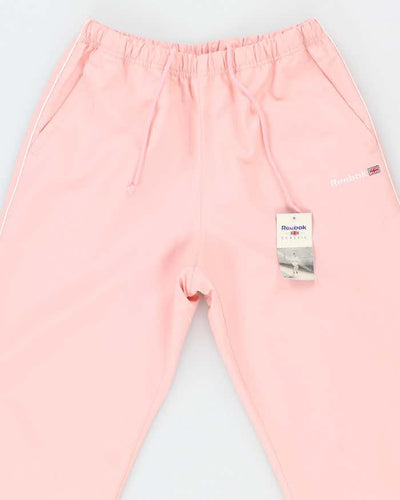 Reebok Deadstock Pink Tracksuit Bottoms - S