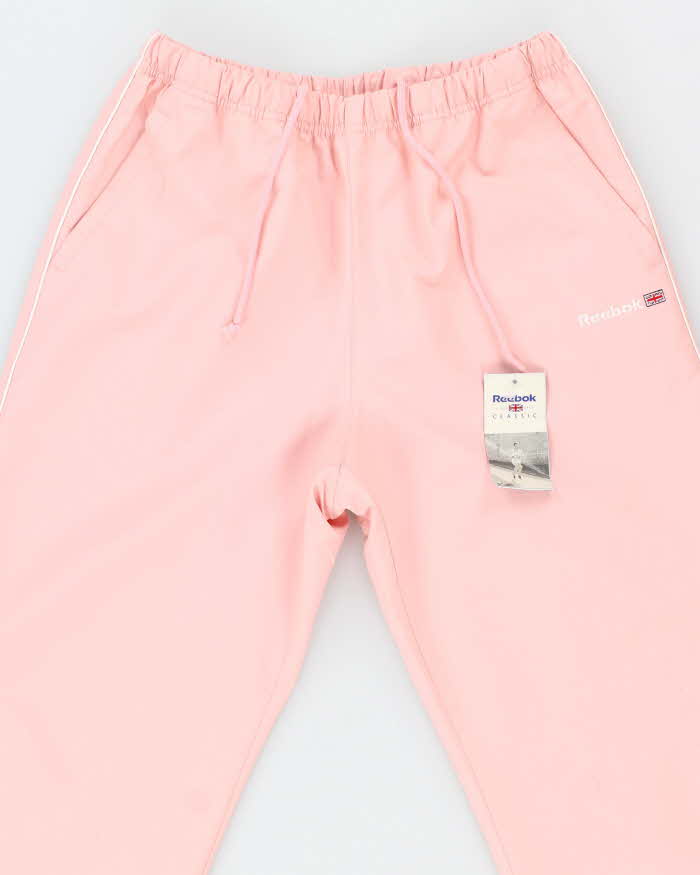 Reebok Deadstock Pink Tracksuit Bottoms - S