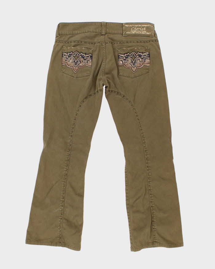Vintage Y2k 00s Cherish Cropped Trousers - W30 L26
