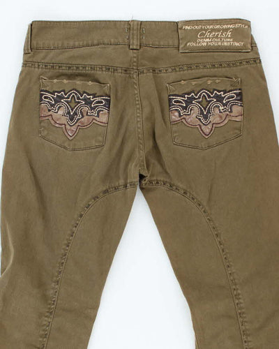 Vintage Y2k 00s Cherish Cropped Trousers - W30 L26