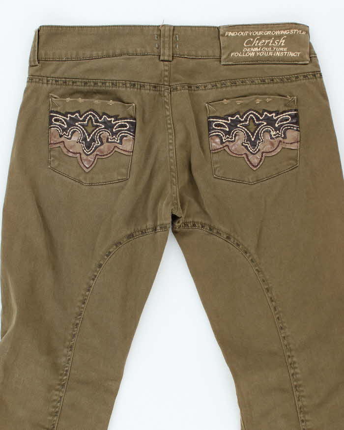 Vintage Y2k 00s Cherish Cropped Trousers - W30 L26