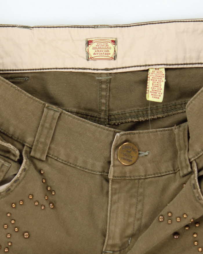 Vintage Y2k 00s Cherish Cropped Trousers - W30 L26
