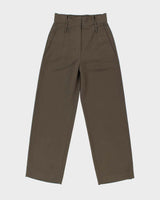 Women's Babaton Brown Wide Leg Trousers - M