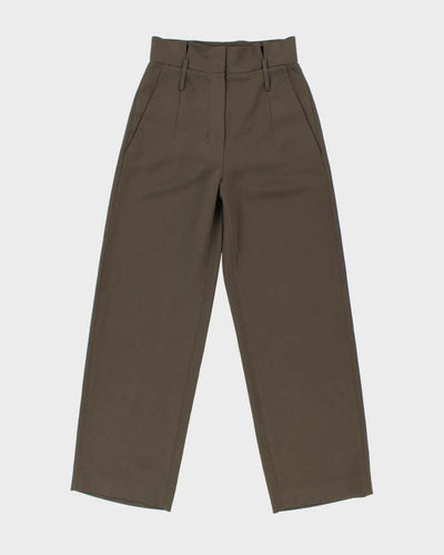 Women's Babaton Brown Wide Leg Trousers - M