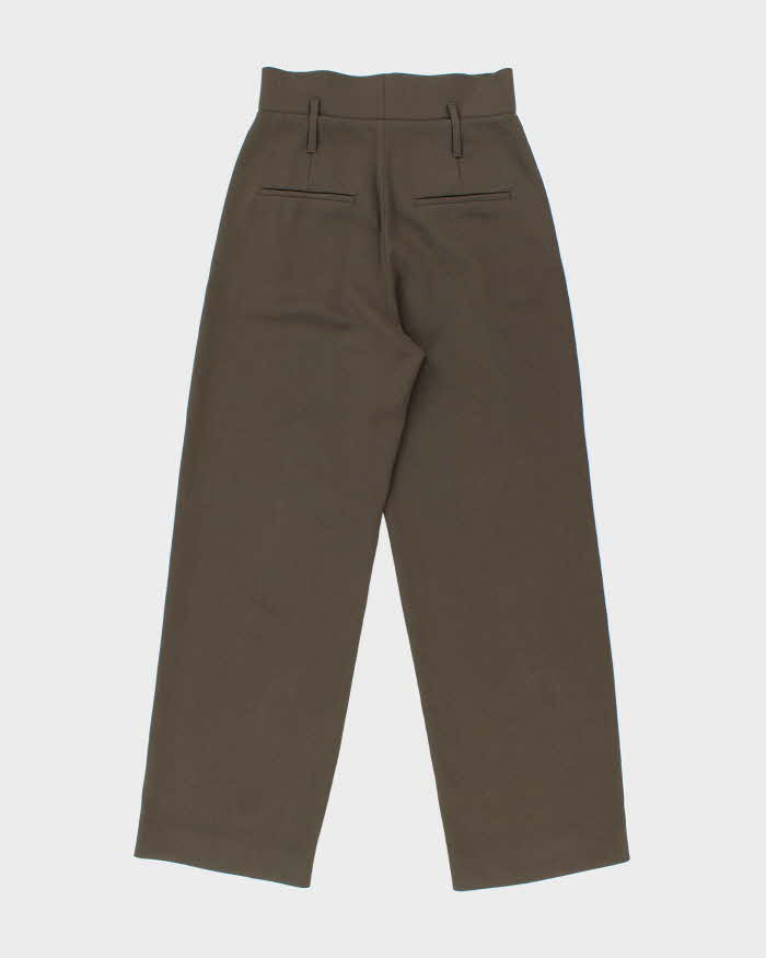 Women's Babaton Brown Wide Leg Trousers - M