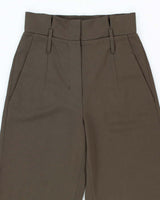 Women's Babaton Brown Wide Leg Trousers - M