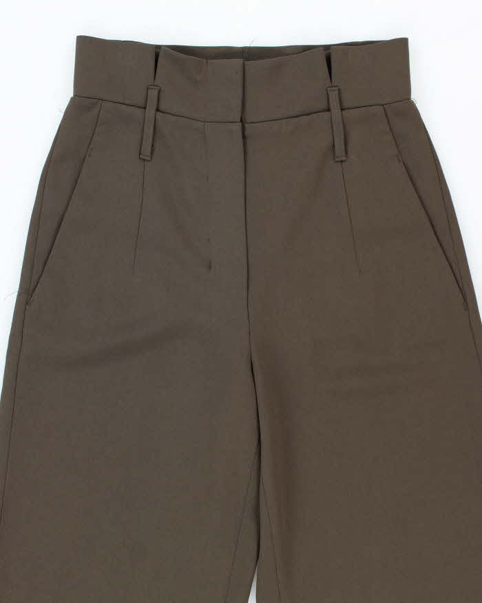Women's Babaton Brown Wide Leg Trousers - M