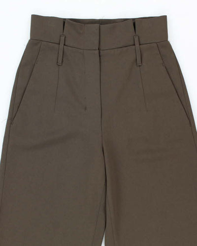Women's Babaton Brown Wide Leg Trousers - M
