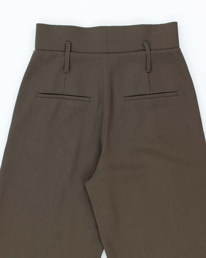 Women's Babaton Brown Wide Leg Trousers - M
