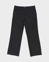 Women's Calvin Klein Black Wide Leg Trousers - M