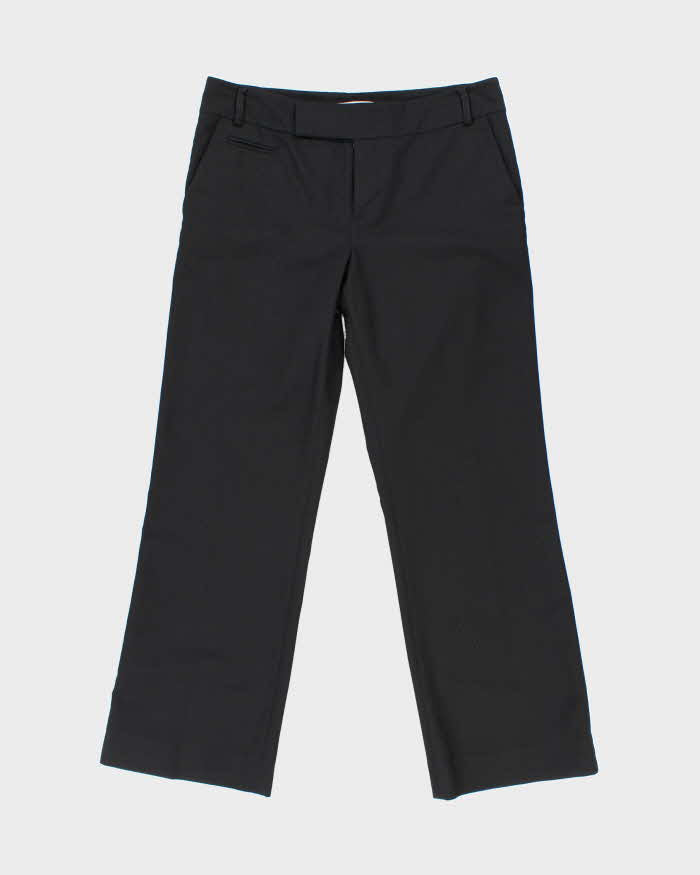 Women's Calvin Klein Black Wide Leg Trousers - M