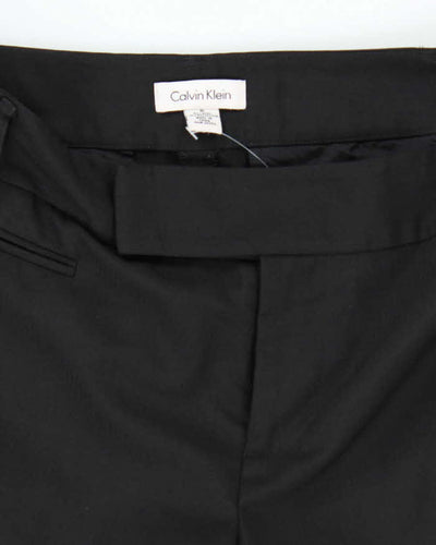 Women's Calvin Klein Black Wide Leg Trousers - M