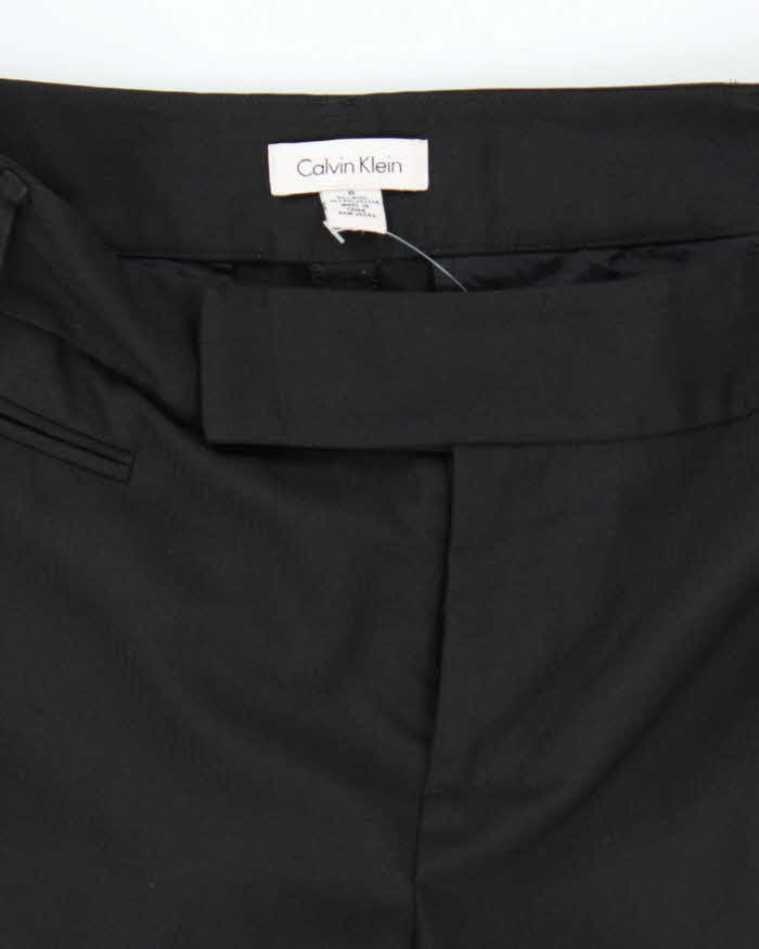 Women's Calvin Klein Black Wide Leg Trousers - M