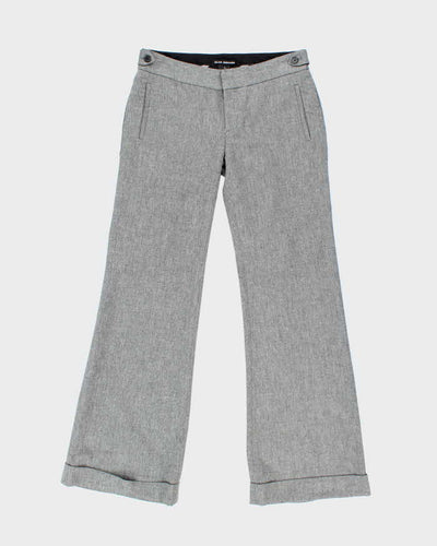 Women's Club Monaco Grey Low Rise Suit Trousers - M