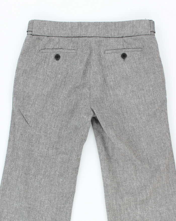 Women's Club Monaco Grey Low Rise Suit Trousers - M