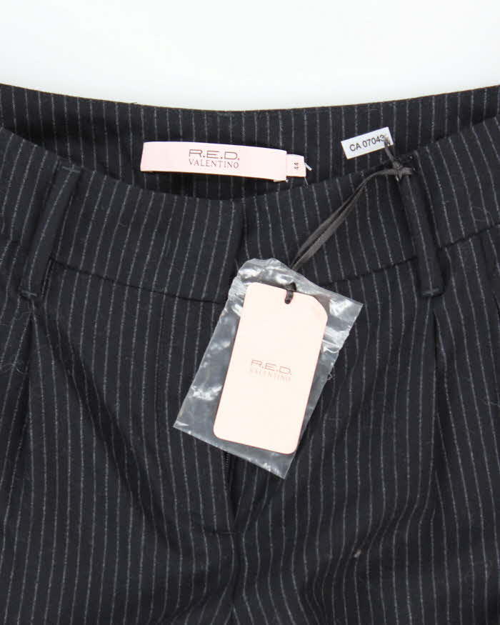 Women's R.E.D. Valentino New With Tags Pinstripe Trousers - L