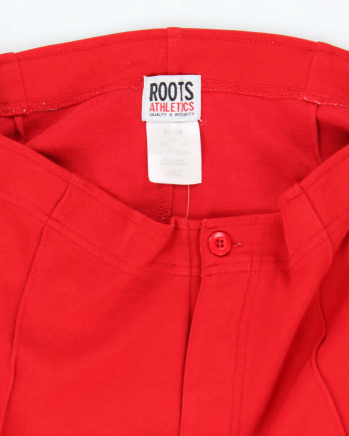 Vintage 1990s Roots Red Tracksuit Trousers - M