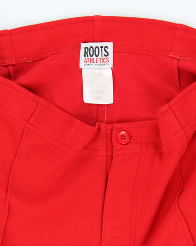 Vintage 1990s Roots Red Tracksuit Trousers - M
