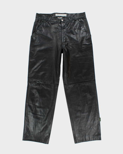 Vintage Versace Jeans Couture Leather Trousers - W34 L34