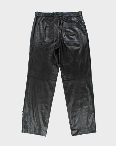 Vintage Versace Jeans Couture Leather Trousers - W34 L34