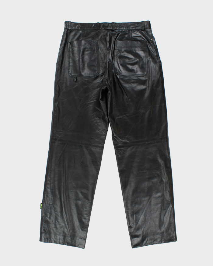 Vintage Versace Jeans Couture Leather Trousers - W34 L34