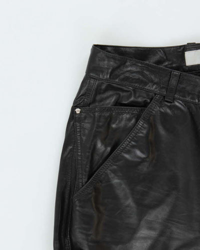 Vintage Versace Jeans Couture Leather Trousers - W34 L34