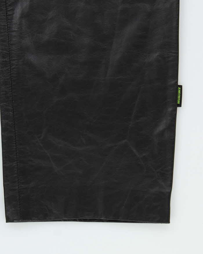 Vintage Versace Jeans Couture Leather Trousers - W34 L34