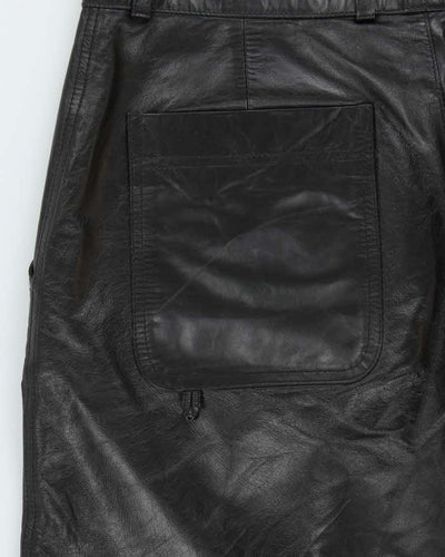 Vintage Versace Jeans Couture Leather Trousers - W34 L34