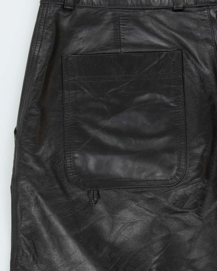 Vintage Versace Jeans Couture Leather Trousers - W34 L34