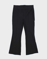 Helmut Lang Black Flared Leggings - M