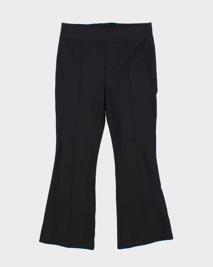 Helmut Lang Black Flared Leggings - M