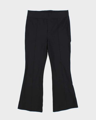 Helmut Lang Black Flared Leggings - M