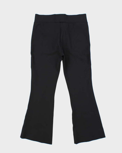 Helmut Lang Black Flared Leggings - M